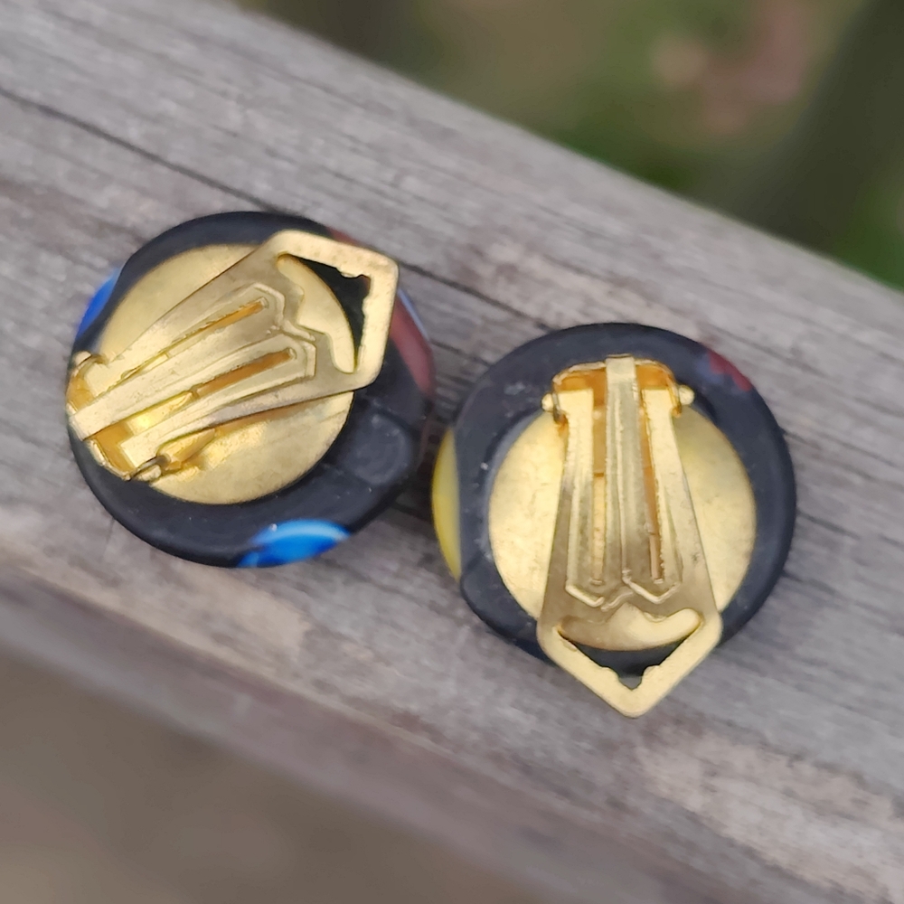 Vintage Murano Glass Earrings - Picture 2 of 4